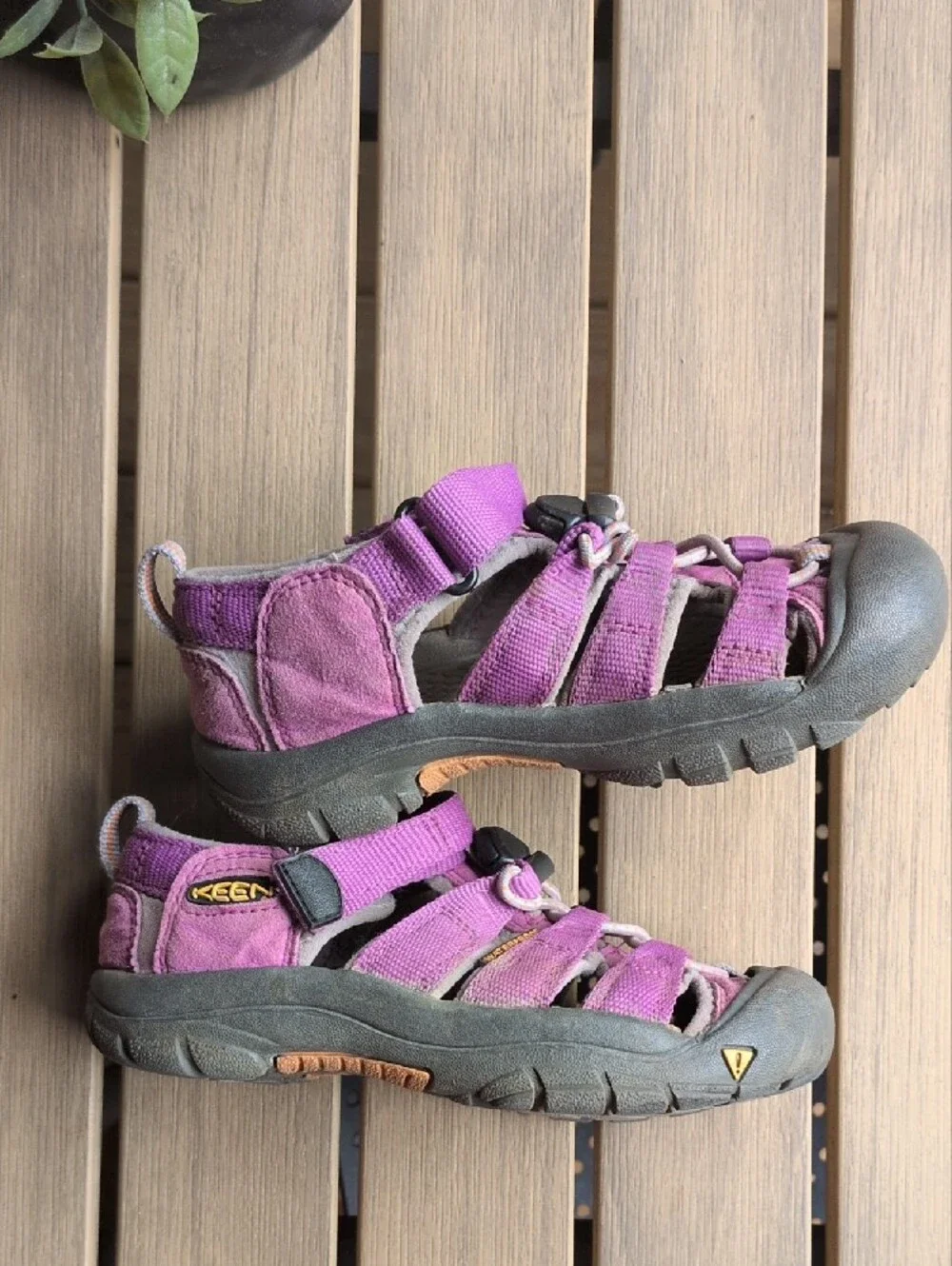 Keen Kids Purple Grey Closed-Toe Adventure Sandals